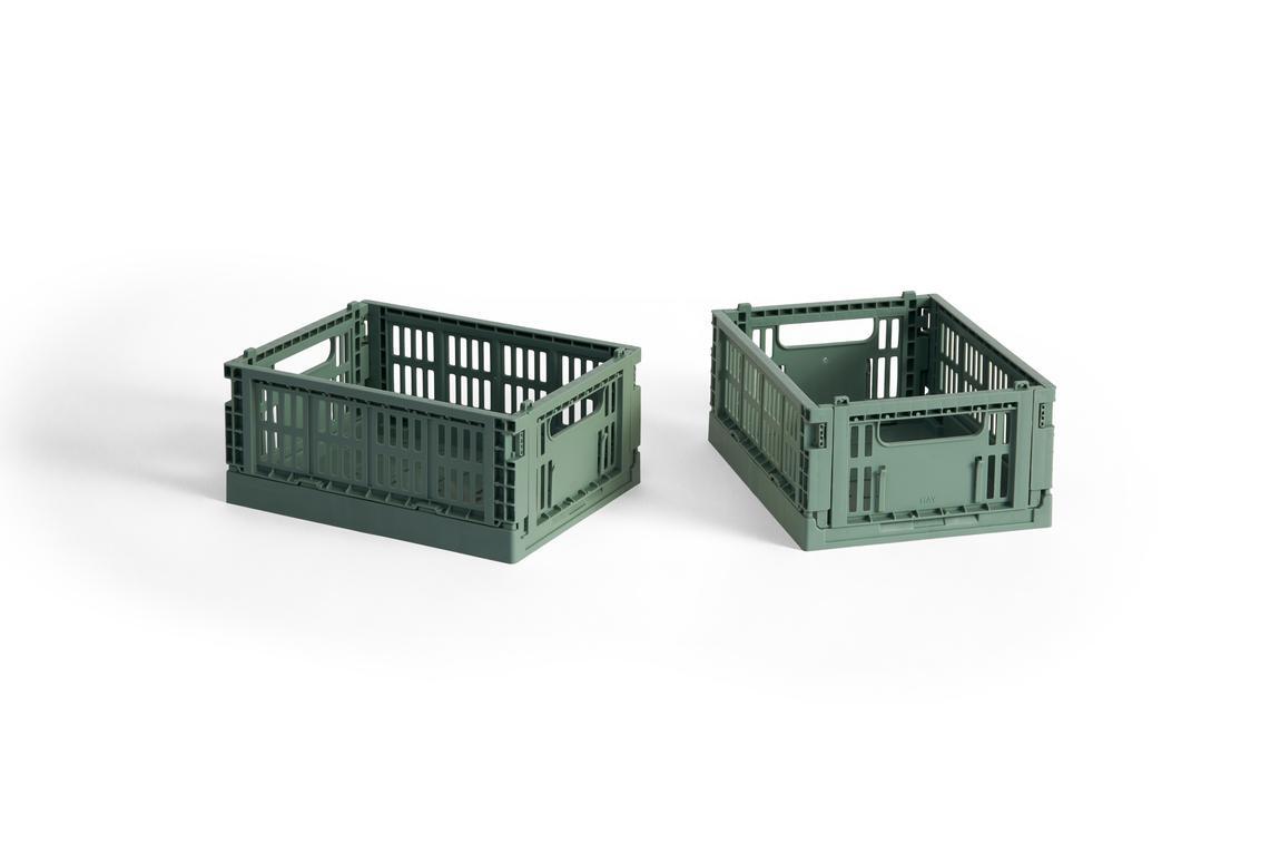 Colour Crate Mini kasse, 2 stk - Sage green